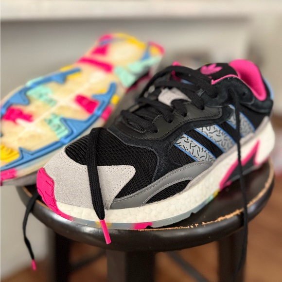 adidas Other - Adidas Men’s Black and Pink Sneakers